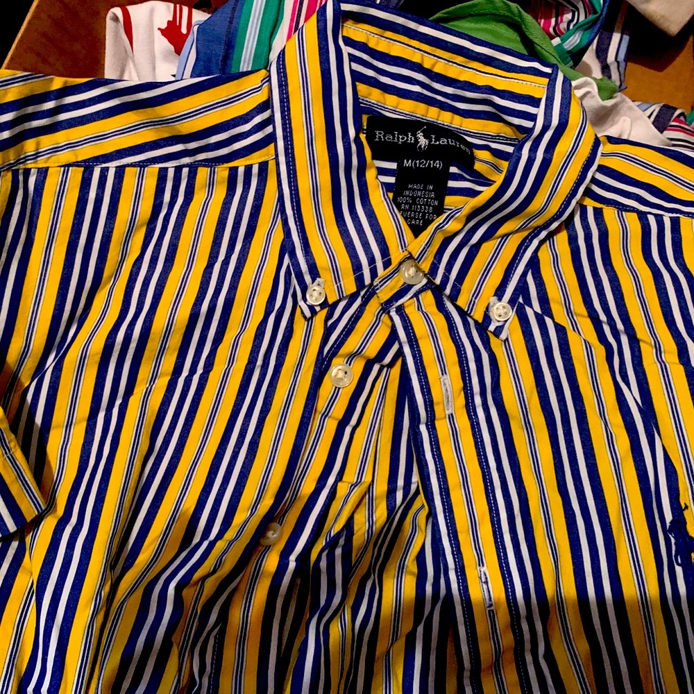 Ralph Lauren striped short sleeve shirt